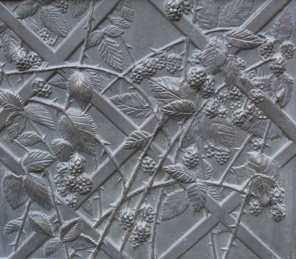 Tumbling Blackberries Lead Planter