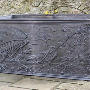 SAINT GEORGE AND THE DRAGON LEAD CISTERN