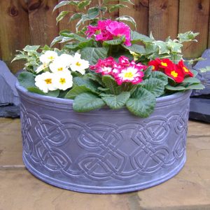 Saltwood Round 3 Lead Planter.