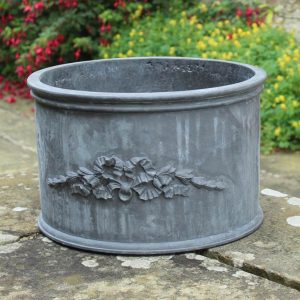RIBBON KNOT LEAD PLANTER