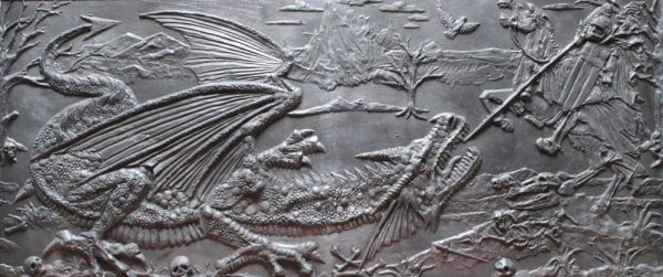 St. George & The Dragon Lead Planters