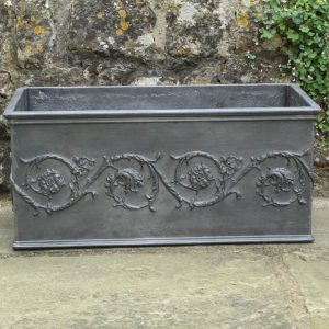MEDICEAN TROUGH LEAD PLANTER