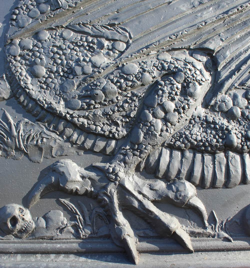 SAINT GEORGE AND THE DRAGON ROUND 3 LEAD PLANTER - Image 10