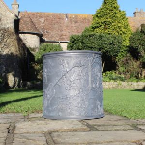 SAINT GEORGE AND THE DRAGON ROUND 3 LEAD PLANTER