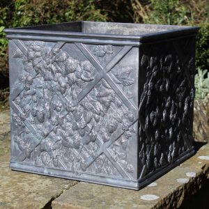 STRAWBERRY FIELDS SQUARE LEAD PLANTER